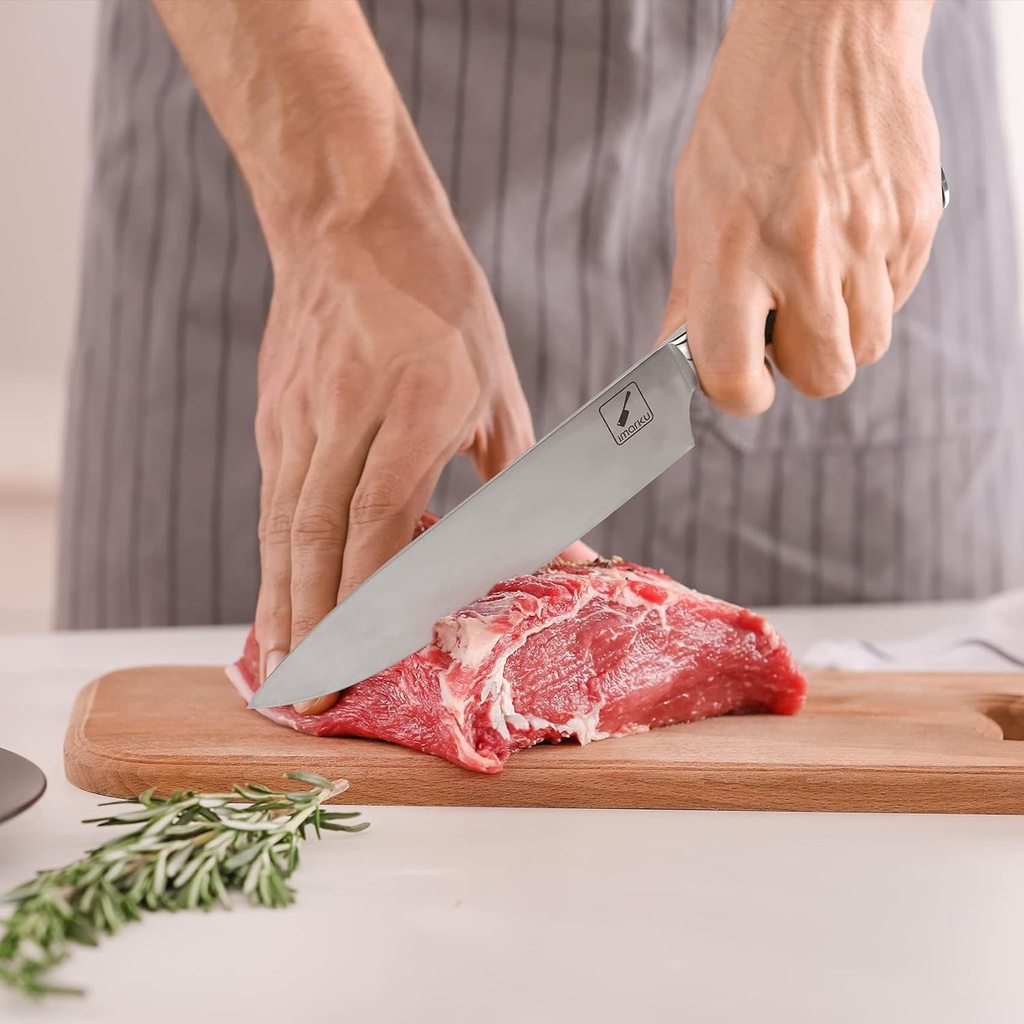 imarku Japanese Chef Knife - Sharp Kitchen Knife 8 Inch Chef's Knives HC Steel Paring Knife, Unique Gifts for Men and Women, Gifts for Mom or Dad, Kitchen Gadgets with Premium Gift Box