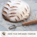 Superbaking Banneton Bread Proofing Basket, Sourdough Bread Baking Supplies, Round 9 Inch Sourdough Starter Kit, Proofing Basket for Bread Baking, Bread Making Supplies Tools, Banneton Basket Gift Set