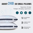 Meoflaw Pillows for Sleeping(2-Pack), Luxury Hotel Pillows Standard Size Set of 2,Bed Pillows for Side and Back Sleeper