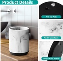 VITVITI Toothbrush Holders for Bathrooms, Toothpaste Tooth Brushing Holder, Bathroom Organizer Countertop for Vanity/Makeup Brushes