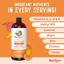 MaryRuth's Liquid Multivitamin + Lustriva® Hair Growth | Biotin 10000mcg | Vitamin D | B Vitamins | Clinically Tested for Thicker Hair, Wrinkles, Fine Lines, Skin Care | Ages 18+