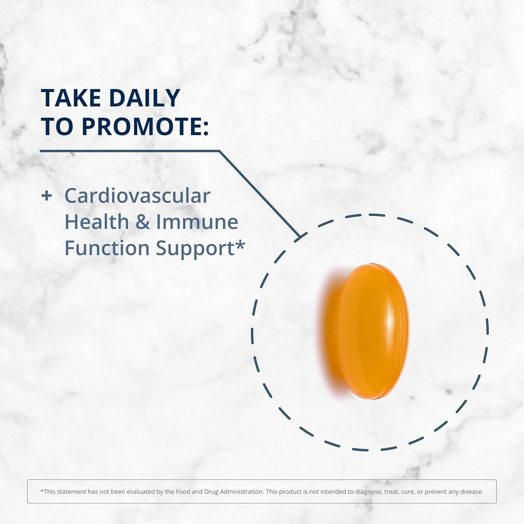 Metagenics Vitamin D3 + K - for Immune Support, Bone Health & Heart Health* - Vitamin D with MK-7 (Vitamin K2) - Non-GMO - Gluten-Free - 60 Softgels