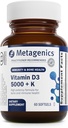 Metagenics Vitamin D3 + K - for Immune Support, Bone Health & Heart Health* - Vitamin D with MK-7 (Vitamin K2) - Non-GMO - Gluten-Free - 60 Softgels
